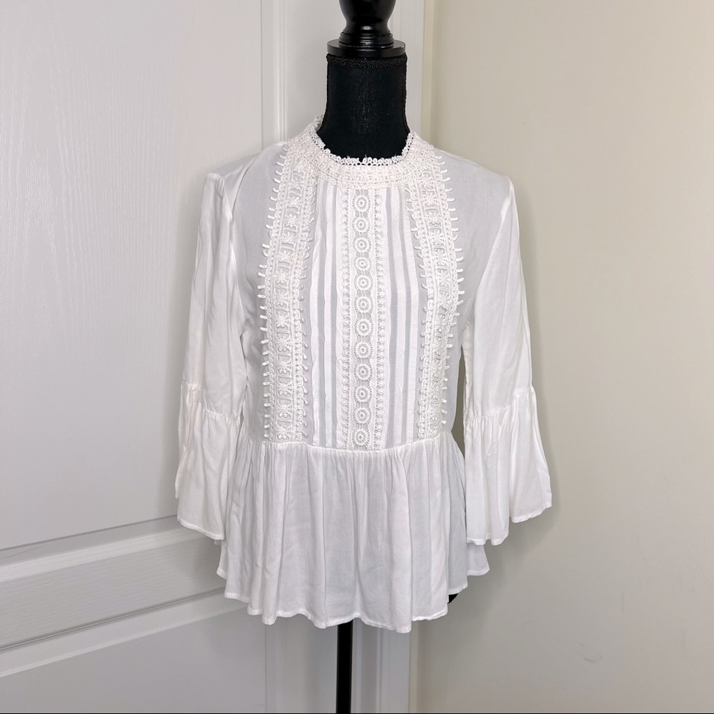 Kenzie peasant top